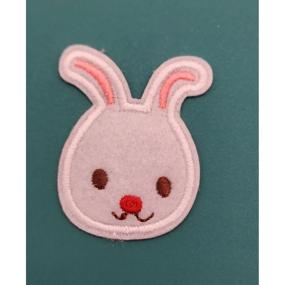CUTE WHITE BUNNY PATCH